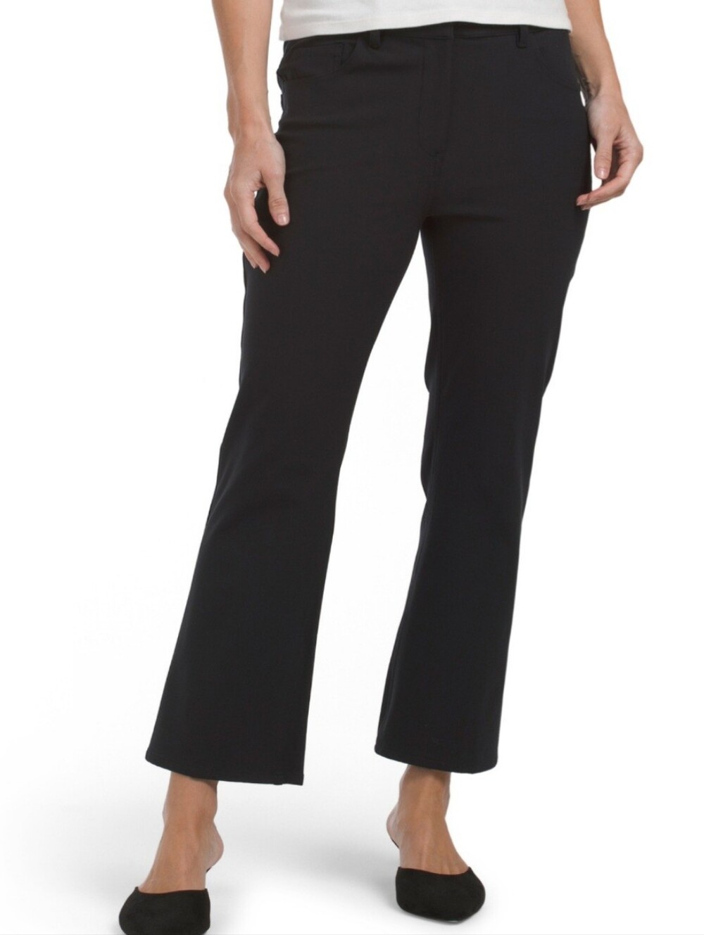 Theory black kick pants size 4 new with tags